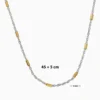 Cadena De Acero Cilindros Dorados