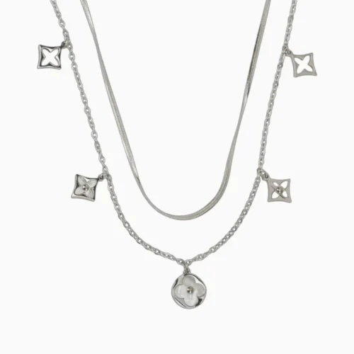 Cadena De Acero Trébol De La Suerte