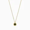 Collar De Acero Numeros Romanos Dorado