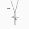 Collar De Plata Dije Cruz Plateada Collar De Plata Dije Cruz Plateada