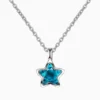 Collar De Plata Dije Estrella Azul Collar De Plata Dije Estrella Azul