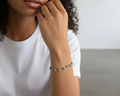 Pulsera De Acero Cadena Herradura