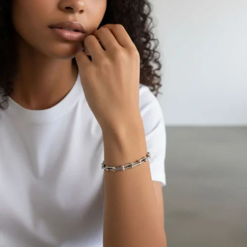 Pulsera De Acero Cadena Herradura