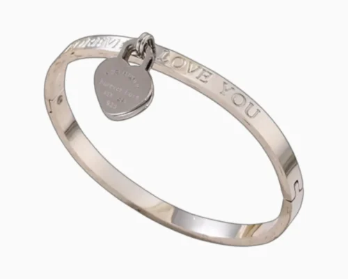 Pulsera De Acero Forever Love Corazon