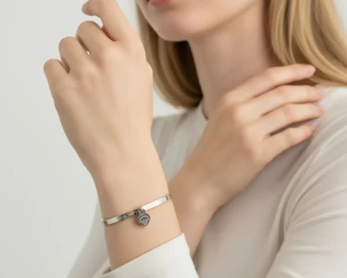 Pulsera De Acero Forever Love Corazon