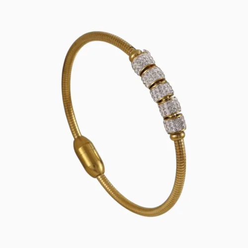 Pulsera De Acero Hebilla Brillante