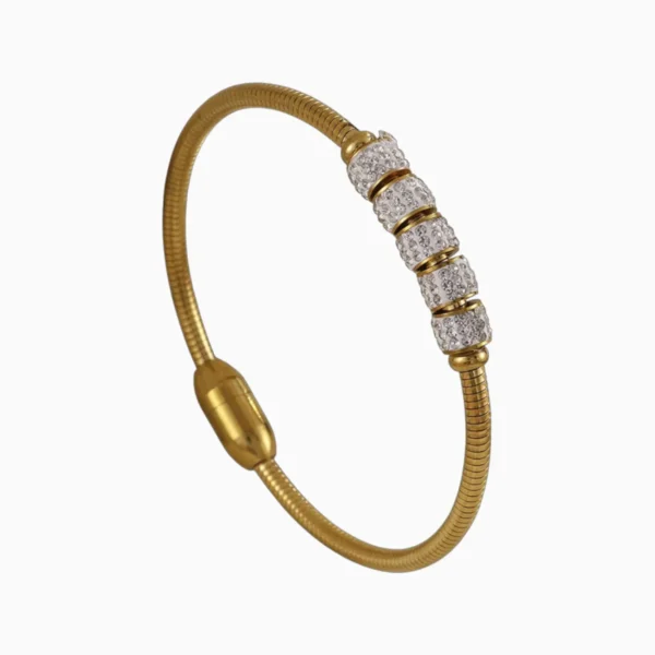 Pulsera De Acero Hebilla Brillante