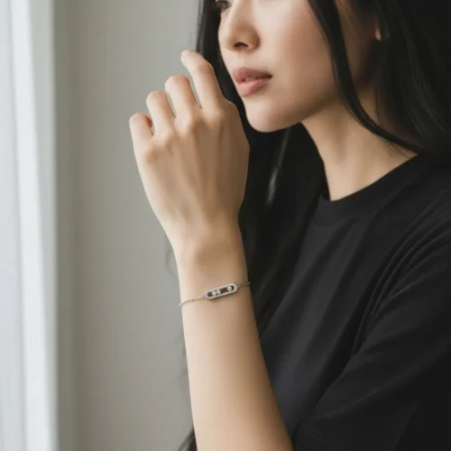 Pulsera De Acero Movimiento Cincel