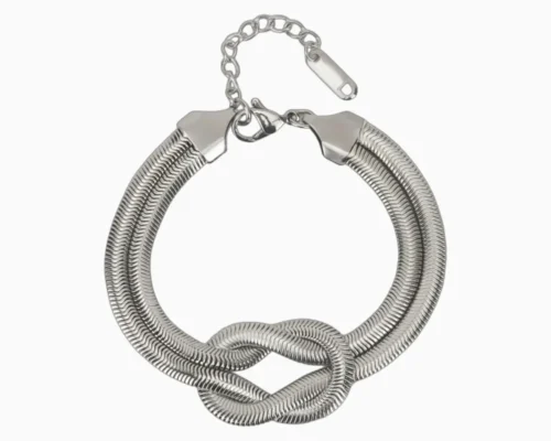 Pulsera De Acero Nudo Cola De Ratón