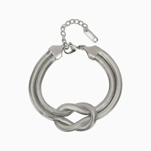 Pulsera De Acero Nudo Cola De Ratón