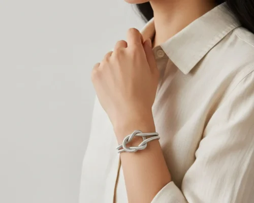 Pulsera De Acero Nudo Cola De Ratón