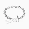 Pulsera De Acero Placa Corazon