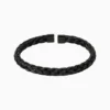 Pulsera De Acero Trenzado Negro