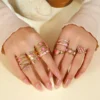 Anillos Colección Nébula Rosa