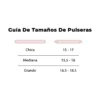 Guia de tamaños de pulseras