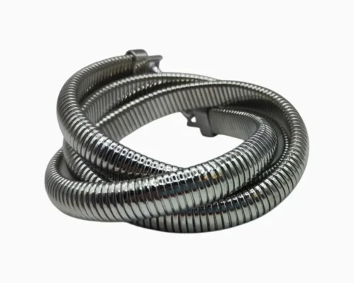 Pulsera De Oro Cola De Raton Blanca
