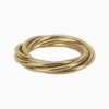 Pulsera De Oro Enredado Elastico