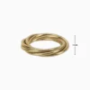 Pulsera De Oro Enredado Elastico