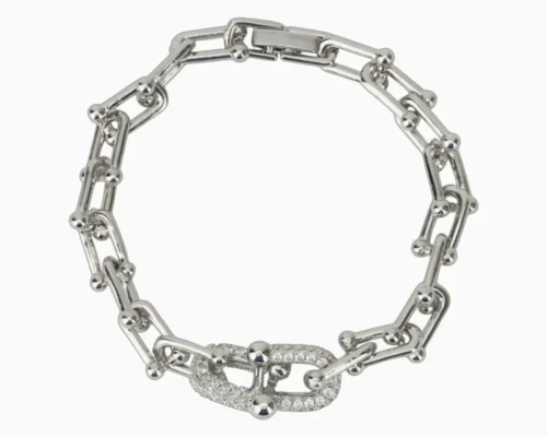 Pulsera De Oro Eslabones Herradura