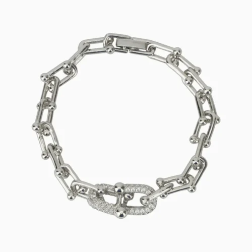 Pulsera De Oro Eslabones Herradura