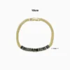 Pulsera De Oro Negro Brillante
