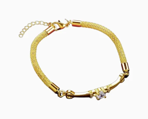 Pulsera De Oro Ojo Brillante