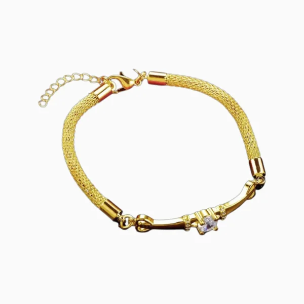 Pulsera De Oro Ojo Brillante Pulsera De Oro Ojo Brillante