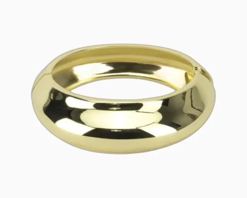 Pulsera De Oro Ovalo Dorado