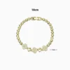 Pulsera De Oro Trébol Brillante