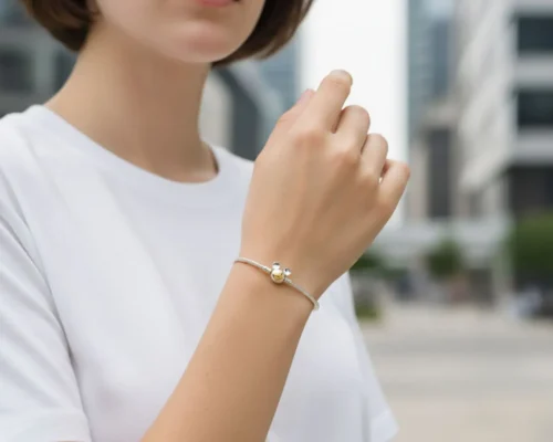 Pulsera De Plata 100 Aniversario Disney