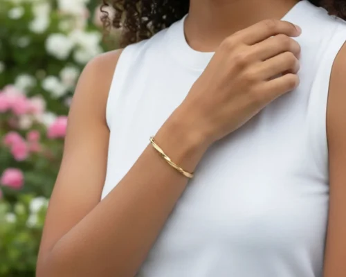 Pulsera De Plata Abierta Entrelazada