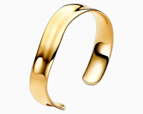 Pulsera De Plata Abierta Organica
