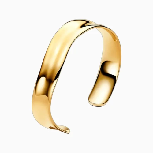 Pulsera De Plata Abierta Organica