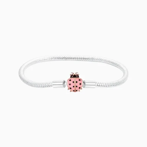 Pulsera De Plata Charms Catarina Rosa Pulsera De Plata Charms Catarina Rosa