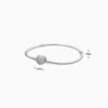 Pulsera De Plata Charms Corazon Brillante