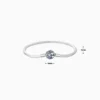 Pulsera De Plata Charms Corazones y Flores