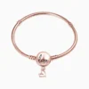 Pulsera De Plata Charms Love Rosa Pulsera De Plata Charms Love Rosa