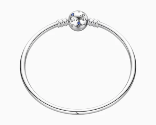 Pulsera De Plata Charms Pertenecemos Juntos