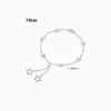 Pulsera De Plata Estrellas Brillantes