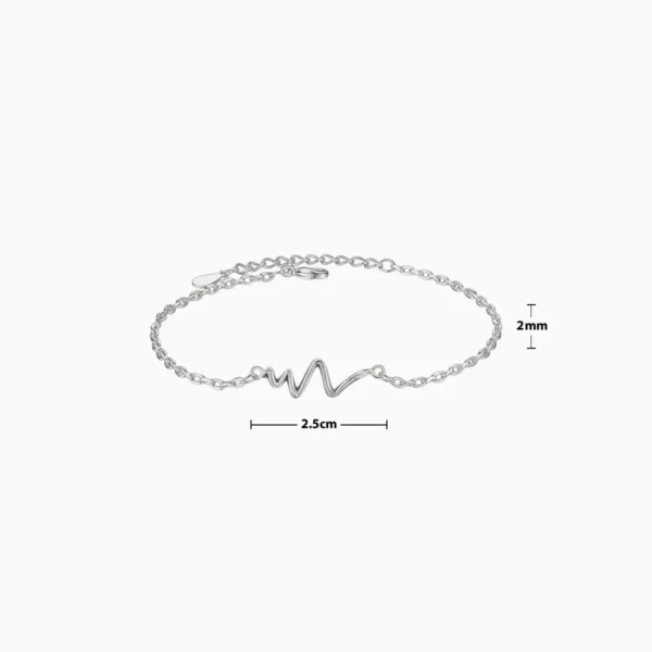 Pulsera De Plata Pulso Liso Pulsera De Plata Pulso Liso