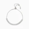 Pulsera De Plata Tenis Deslizante
