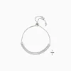 Pulsera De Plata Tenis Deslizante