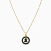 Collar De Acero Dije Oso Placa Dorado