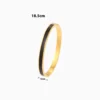 Pulsera De Acero Brazalete Banda Negra