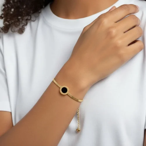 Pulsera De Acero Números Romanos Cola De Ratón