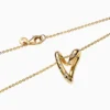 Collar de De Oro Dije Corazon Orgánico